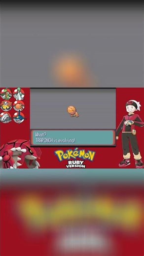 Trapinch Evolves! Watch Vibrava Take Over the Battle! #pokémonruby #pokemonrubyandsapphire #pokemon