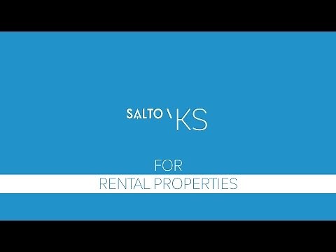 SALTO KS cloud-based locking solution for Rental Properties \\ Didactic Video