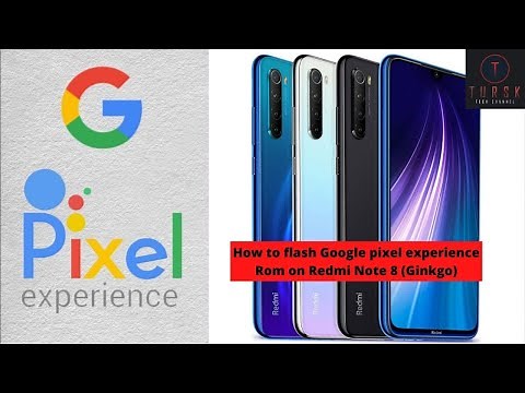 Redmi Note 8(Ginkgo) Google pixel experience custom rom installation