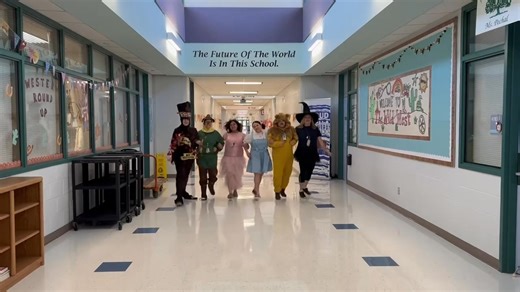 We followed the Yellow Brick Road straight into Halloween fun! 🌈🧙‍♀️ Second graders make the best munchkins! 🎃 #NoPlaceLikeSecondGrade #WizardOfOz **we don’t own the rights to this music** | Rustic Oak Elementary