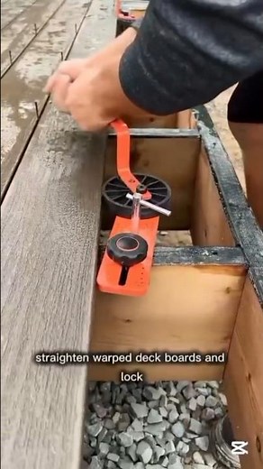 CAMO Lever Deck Tool: Effortless Board Bending & Locking#DeckBuilding#CAMOTool