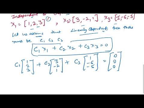 Linearly Independent and Dependent Vector || Matrices || Applied Mathematics