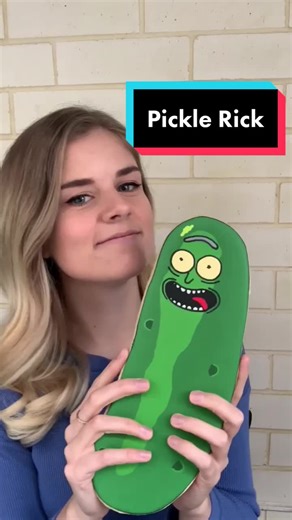 Giant Pickle Rick Cookie Decorating Tutorial