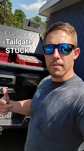 2.6M views · 41K reactions | How to open stuck tailgate #chevy #trucks #fix | Go Build Stuff | Facebook