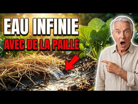 PAILLE = EAU INFINIE — Pourquoi l’industrie de l’irrigation a caché cette méthode ?