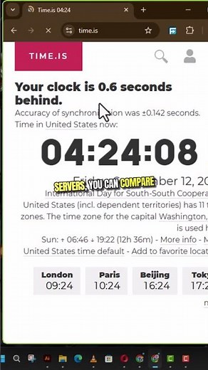 ⏱️ The Most Accurate Online Clock (Down to the Microsecond) 🌍 #TimeIs #AccurateTime #WorldClock