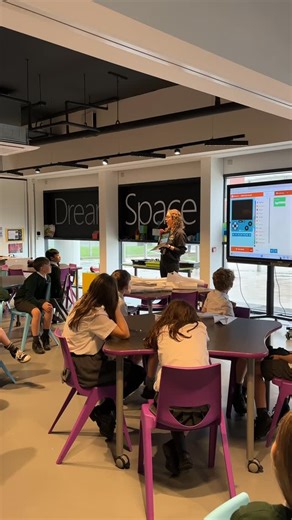 W5 Belfast on Instagram: "Today at W5 LIFE, we were delighted to welcome pupils from Dundonald Primary School for an inspiring Dream Space workshop. 🚀 The session kicked off with an unplugged teamwork challenge, where pupils tested their problem-solving skills by building towers using only paper, a fun way to introduce core computational thinking skills. Pupils then stepped into the world of coding and game design using MakeCode Arcade, bringing their own video games to life. Along the way, pup