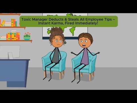 [FULL STORIES] - Toxic Manager Deducts & Steals All Employee Tips – Instant Karma, Fired Immediately
