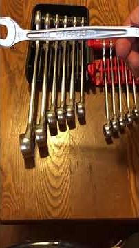 FACOM BOX AND OPEN END WRENCH