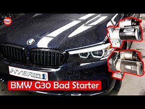 BMW G30 Hybrid Starter Replacement