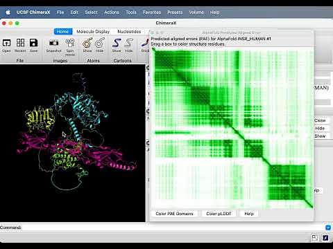 How to show AlphaFold error estimates with ChimeraX