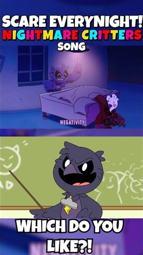SCARE Everynight! (Nightmare Critters Theme Song) Poppy Playtime Poe X Bobby Spot The Difference 2