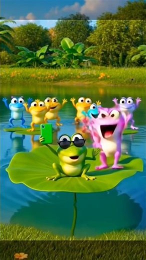 Funny Frog Picnic 🐸😂 | Frog Friends Adventure | 3D Cartoon Animation