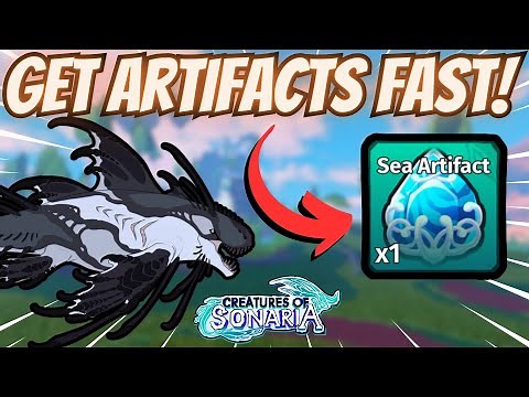 How to GET WATER Artifacts FAST! | Creatures of Sonaria Update