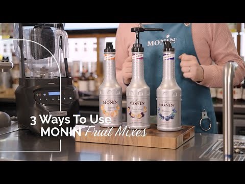3 Ways To Use MONIN's Must-Have Fruit Mix Range