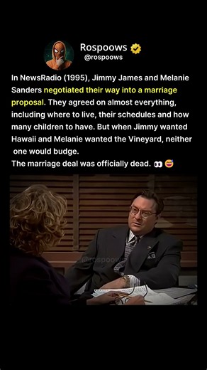 Their NewsRadio marriage proposal had one hilarious deal breaker
