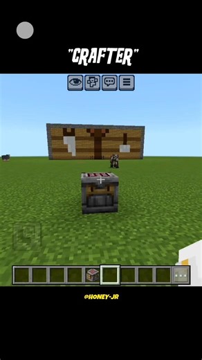 I showed how to make a Crafter in Minecraft step by step 🛠️🔥#minecraft #minecraftshorts #HONEYJR🫰