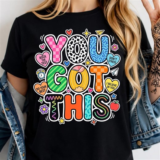 It’s Test Day PNG, You Got This Teacher Design, State Testing Shirt PNG, STAAR Test Day,testing Coordinator,motivational Teacher Sublimation - Etsy
