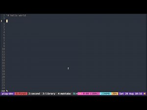 Vimscript Tutorial: Hello world