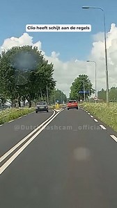 ▶️ Zelf ook een video? Deel hem! Link voor inzendingen in onze bio! #dutchdashcam #dashcam #renault #clio #schijt #regels #links #rechts #middelie | Dutch Dashcam
