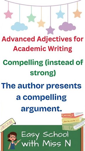 Advanced Adjectives for Academic Writing#2