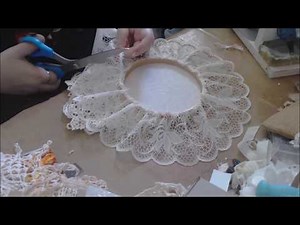 How To Create A Vintage Embroidery Hoop Wall Hanging Tutorial
