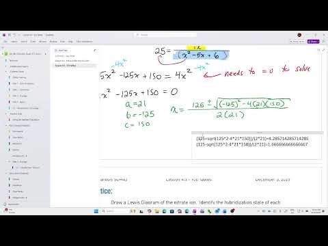 SCH4U - Lesson 4.3 - ICE Tables
