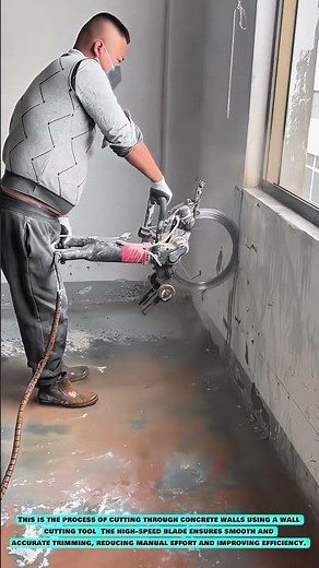 Powerful Concrete Chisel Tool | Concrete Surface Trimming Technique