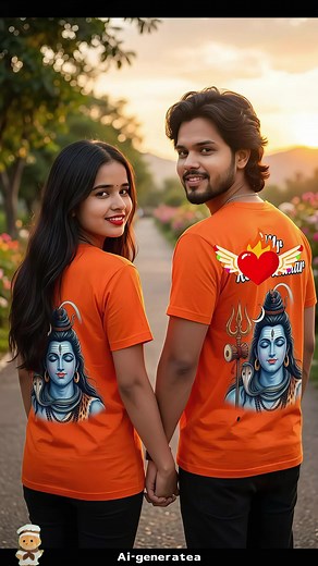 Realistic South Indian Couple Mahashivratri Portraits with AI