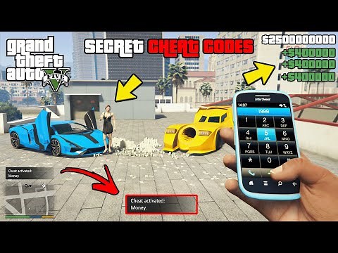 GTA 5 - All New Secret Phone Cheats! (Money Cheat, Girlfriend Cheat & more)