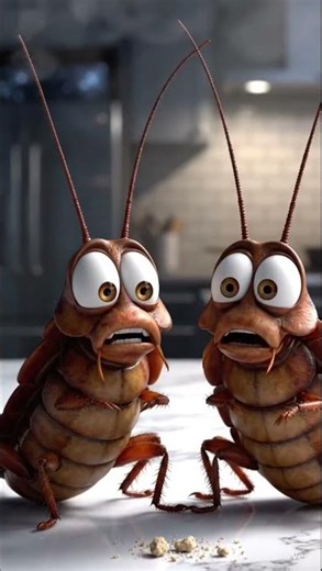 #animation Cockroach Party #cockroach #cartoon #aivideo #viralai #whatsappstatus #trendingshorts