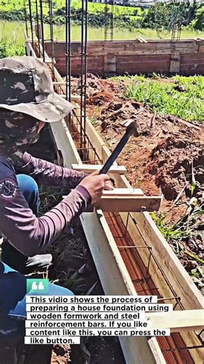 House Foundation Formwork Setup