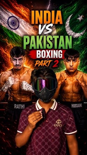 India 🇮🇳 VS Pakistan 🇵🇰 Boxing Fight Part 2 #shorts #indiapakistan #boxing