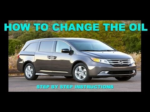 HONDA ODYSSEY OIL CHANGE TUTORIAL (2011-2016)