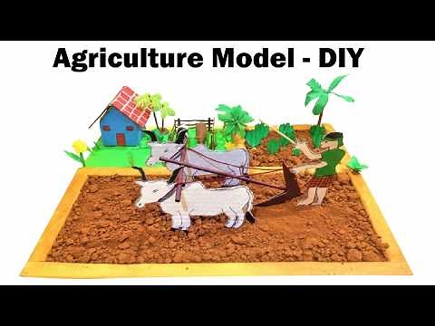 agriculture model making DIY | science project | organic farming | science model | howtofunda