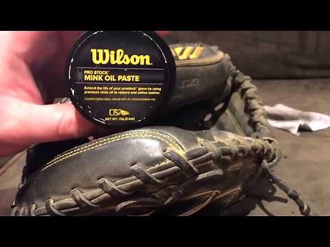 How to condition and maintain a baseball glove