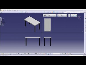 CATIA V5 - TUTORIAL : TABLE