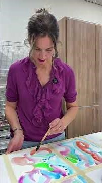 Create your own underwater sea view with watercolour paint#diy #painting #art #artist