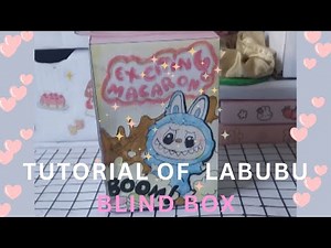 How to Make Labubu Blind Box✨️📦 #diy #drawing #trending #packingorders #craft #artandcraft