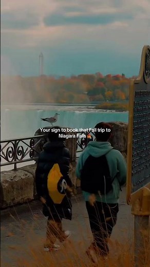 Fall might be the best time to visit Niagara Falls 🎃❤️