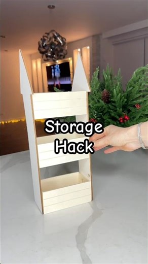 Why didn't I think of this sooner?!😍Dollar tree storage hack🌳