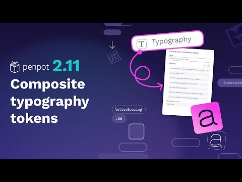 Composite typography tokens | Penpot 2.11