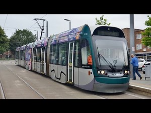 Tram Journey: Nottingham Express Transit 215 Bombardier Incentro