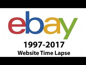Ebay Website TIME LAPSE 1997 - 2017