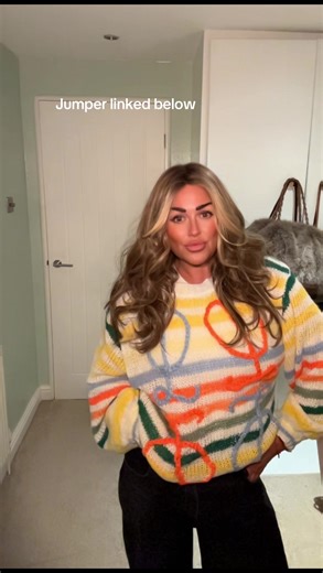 Love this jumper such lovely happy colours xx#outfitinspo #tiktokmademebuylt #thevibe