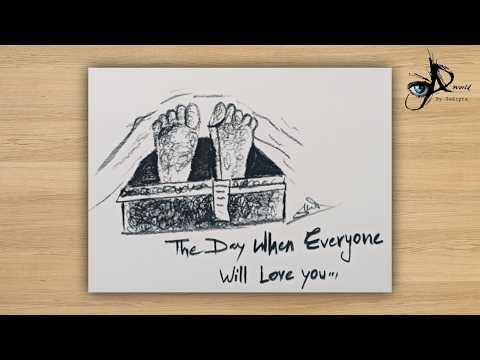 How to draw Sad Reality of Life 💔 | Meaningful Art with Message -Life Truth Drawing