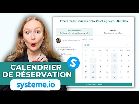 Créer un CALENDRIER DE RÉSERVATION 📅 avec SYSTEME IO : Le tutoriel complet 💻