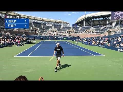 Andrey Rublev (RUS) vs. Jan-Lennard Struff (GER) - Full Practice Set | US Open 2024