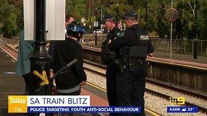 5.3K views · 72 reactions | SA police have launched cracked down on antisocial behavior on an Adelaide rail line. #9News | WATCH LIVE 6pm | 9 News Adelaide | Facebook