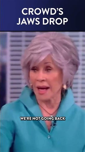 Watch 'The View' Hosts Run Cover for Sickening Jane Fonda Comment #Shorts | DM CLIPS | Rubin Report